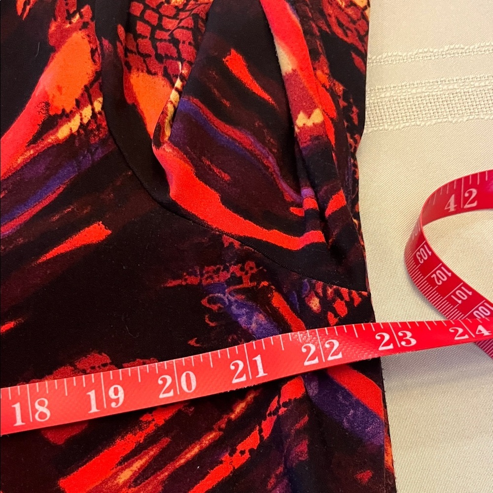 Antthony Multicolor Abstract Pattern Blouse Size … - image 8